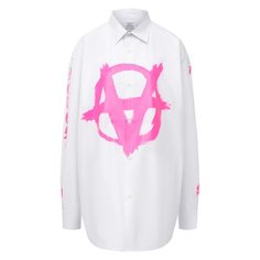 Хлопковая рубашка VETEMENTS