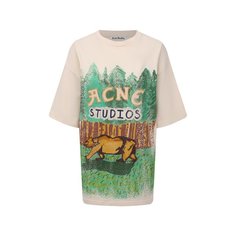 Хлопковая футболка Acne Studios