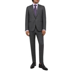 Костюм из шерсти и шелка Ermenegildo Zegna