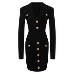 Платье из вискозы Balmain