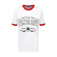 Хлопковая футболка MSGM