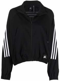 adidas спортивная куртка с контрастными полосками