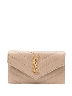 Saint Laurent стеганый кошелек