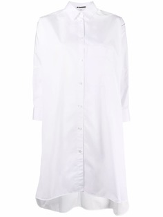 Jil Sander длинная рубашка А-силуэта