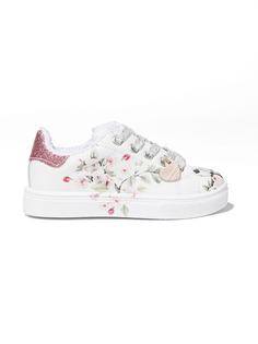 Monnalisa MONNALISA KID GRL TRAINER LACE UP WHITE
