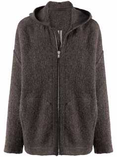 Rick Owens куртка на молнии с капюшоном