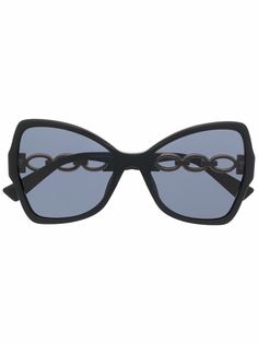 Moschino Eyewear солнцезащитные очки в массивной оправе