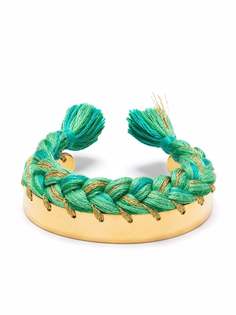 Aurelie Bidermann плетеный браслет Copacabana