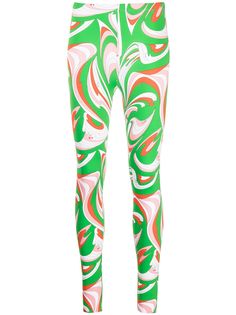 Emilio Pucci легинсы с узором Vortici