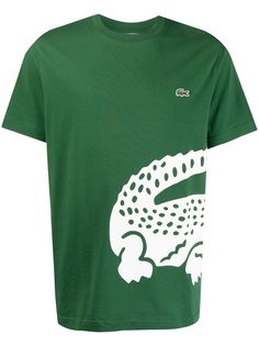 Lacoste футболка с принтом
