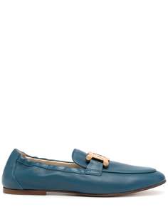 Tods лоферы с цепочкой и логотипом Tod`S