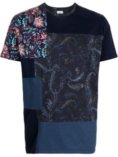 ETRO футболка в технике пэчворк