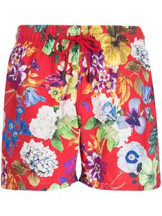ETRO плавки-шорты с цветочным принтом
