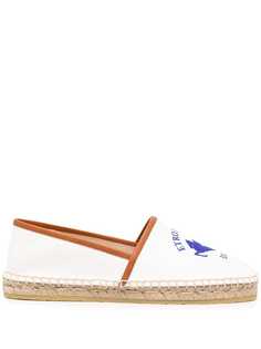ETRO эспадрильи с логотипом