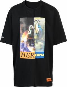 Heron Preston футболка Split с графичным принтом