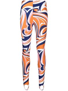 Emilio Pucci легинсы с принтом Vortici