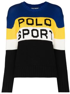 POLO RALPH LAUREN SPORT джемпер в стиле колор-блок
