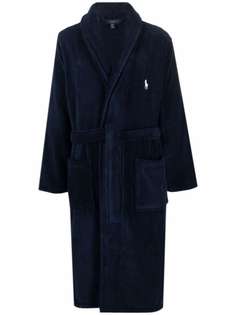Polo Ralph Lauren халат с завязками и вышитым логотипом
