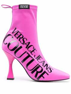 Versace Jeans Couture ботильоны-носки с логотипом