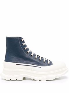 Alexander McQueen высокие кеды Tread Slick