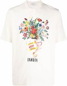 LANVIN футболка с логотипом