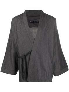 Alchemy пиджак-кимоно с поясом