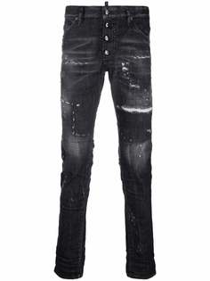 Dsquared2 джинсы с эффектом потертости