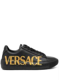 Versace кроссовки Greca с логотипом