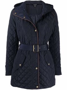 Lauren Ralph Lauren стеганое пальто с поясом