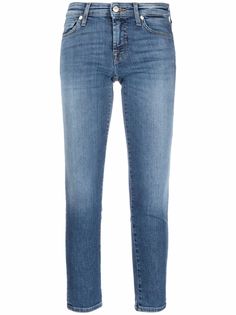 7 For All Mankind джинсы скинни Roxanne