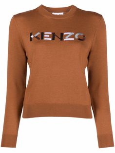 Kenzo джемпер с вышитым логотипом