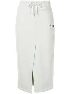 Off-White юбка из джерси с завышенной талией