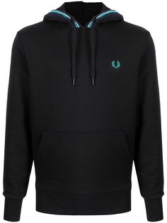 FRED PERRY худи с кулиской и логотипом