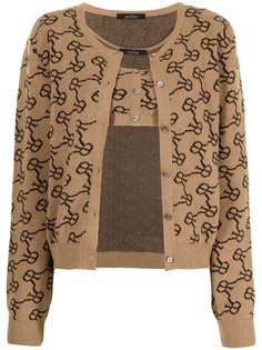 Rokh кардиган на пуговицах с логотипом