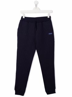Kenzo Kids спортивные брюки с нашивкой-логотипом