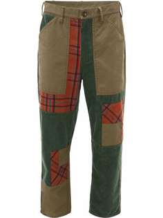 JW Anderson CROPPED PATCHWORK FATIGUE TROUSERS
