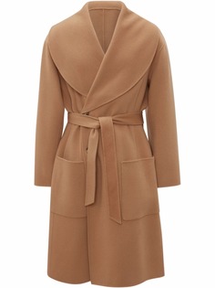 JW Anderson SHAWL COLLAR BELTED COAT