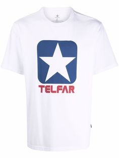 Telfar футболка с логотипом