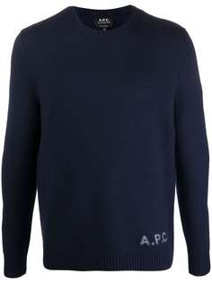 A.P.C. джемпер с логотипом