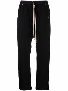 Rick Owens брюки с кулиской и низким шаговым швом