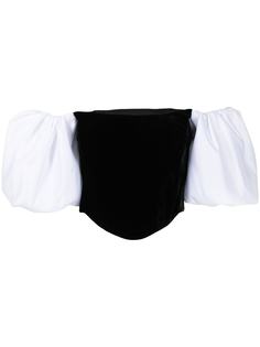 ROZIE CORSETS блузка с открытыми плечами и объемными рукавами