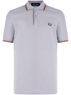 FRED PERRY рубашка поло с монограммой