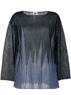 M Missoni полупрозрачный топ с драпировкой