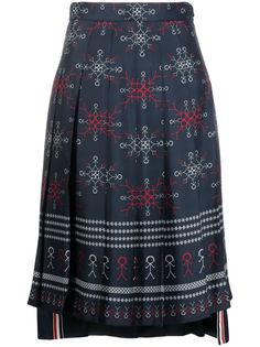 Thom Browne юбка Mrs. Thom с асимметричным подолом