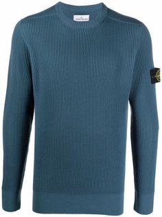 Stone Island свитер с нашивкой-логотипом