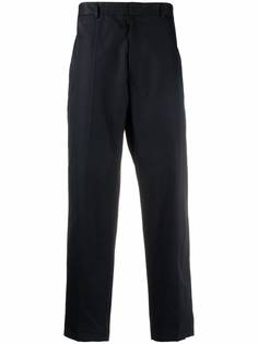 Jil Sander брюки прямого кроя с эластичным поясом