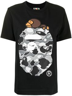 A BATHING APE® футболка Milo с камуфляжным принтом