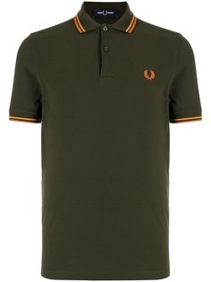 FRED PERRY рубашка поло с монограммой