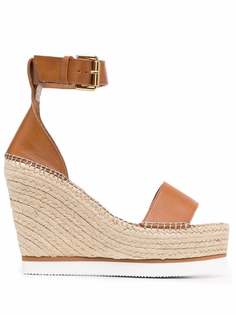 See by Chloé эспадрильи Glyn на танкетке