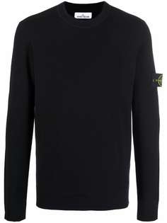 Stone Island свитер с нашивкой-логотипом